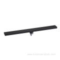 55mm wide black linear shower drain